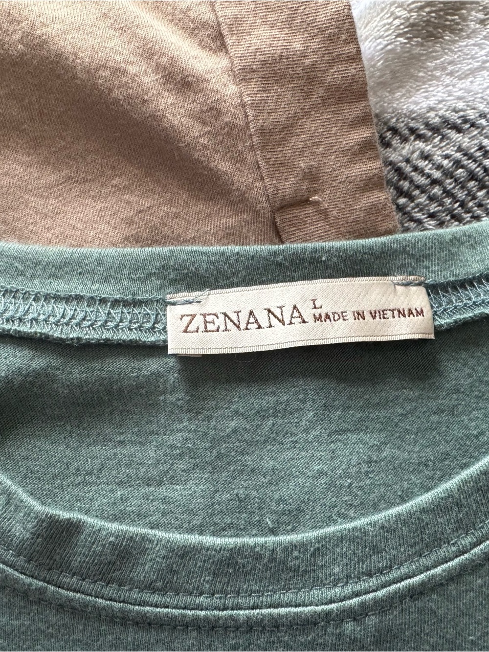 Zenana Outfitters Tank Top Duo — Dusty Sage and Taupe - Picture 2 of 3